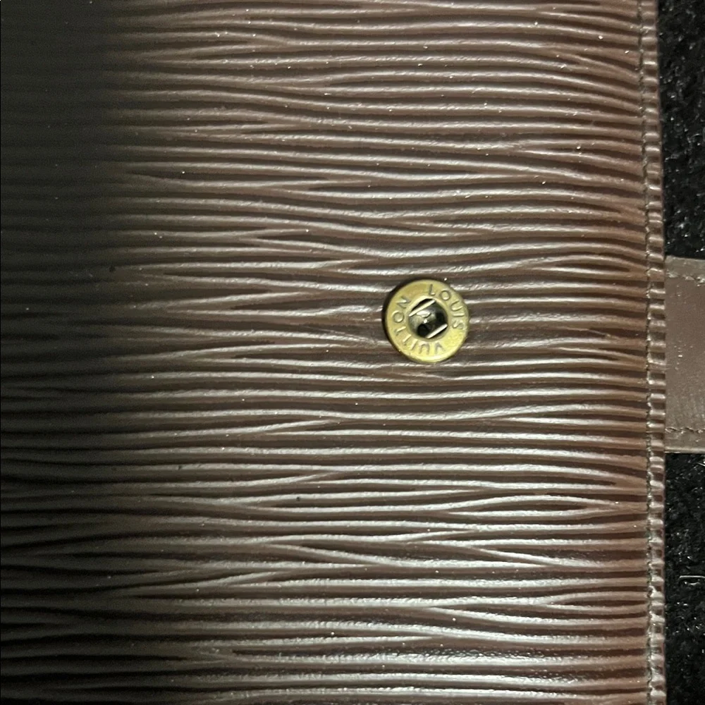 Louis Vuitton Brown Epi Leather Small Ring Agenda Cover PM